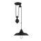 Westinghouse Pendant 60W Pulley Iron Hill 12In, Matte Black Shade 6129300 - alternate 1